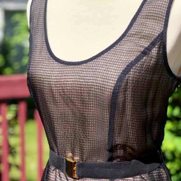 NWT Sine Silk Ruffle Cocktail Dress Sz 6 - Picture 2 of 5